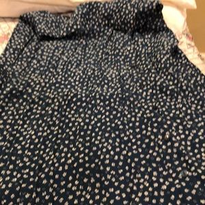 A blue green maxi skirt